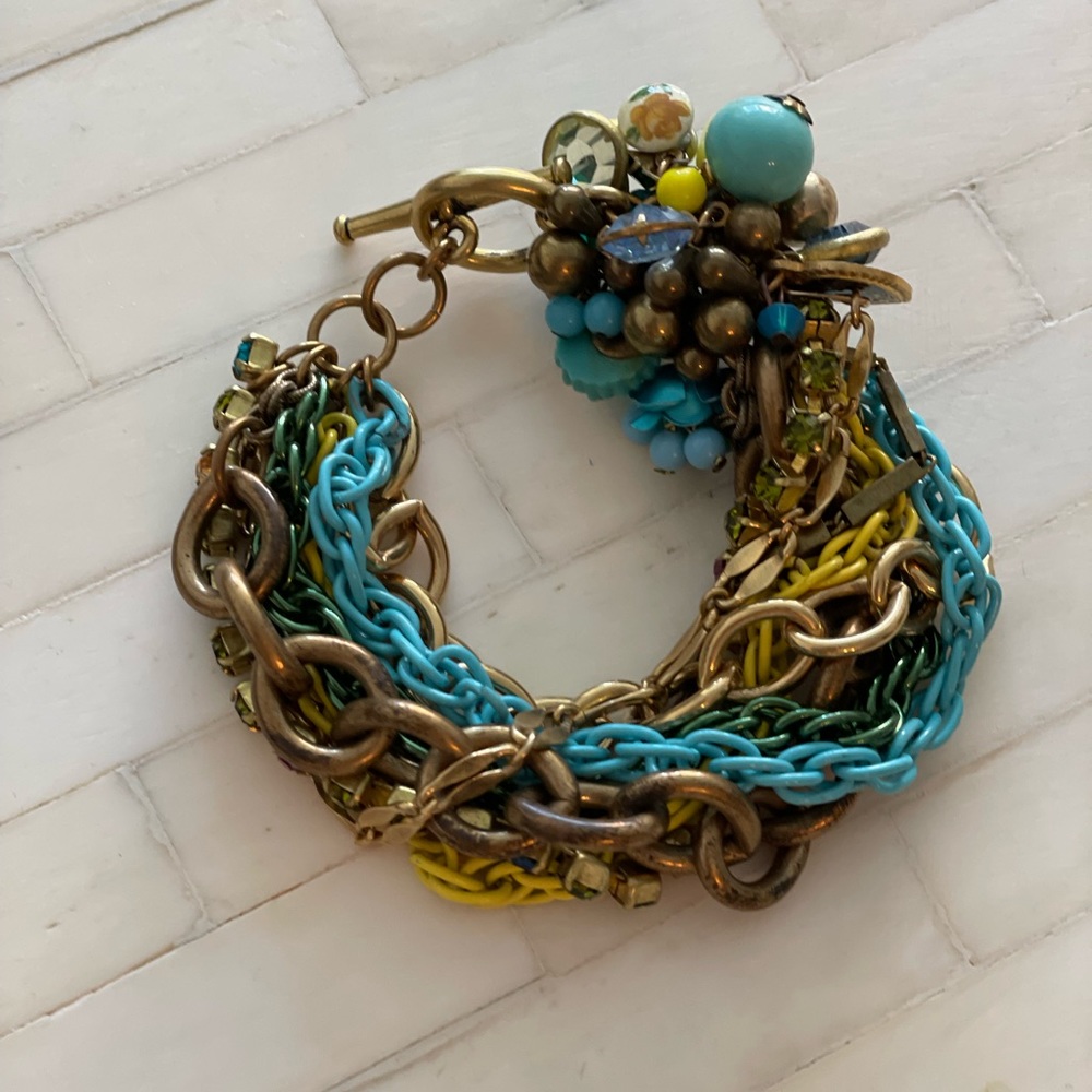 Brooklyn Charm Cluster Bracelet